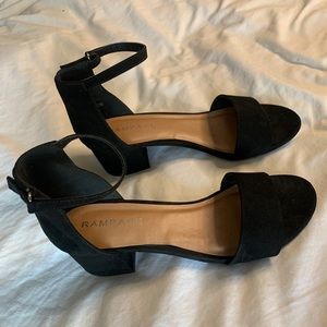 Rampage Black Heels